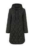 Black quilted women's jacket KURDT-0579-99(W25)