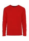 Red men's basic sweater SWEMT-0128-42(W24)