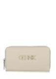 Large cream ladies wallet with logo POREC-0377-12(W24)