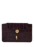Small burgundy leather women's wallet PORES-0890B-4D(Z26)