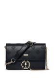 Black women's handbag with monogram TOREC-0536C-99(Z25)