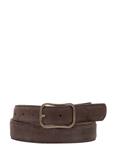 Chocolate Leather Women's Belt PASDS-0317-1I(Z26)