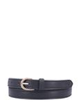 Black leather women's belt PASDS-0344-99(Z26)