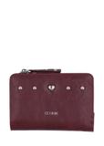 Burgundy small women's wallet POREC-0445-4D(Z26)