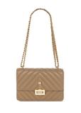 Quilted bag in dark beige TOREC-0528C-82(W25)