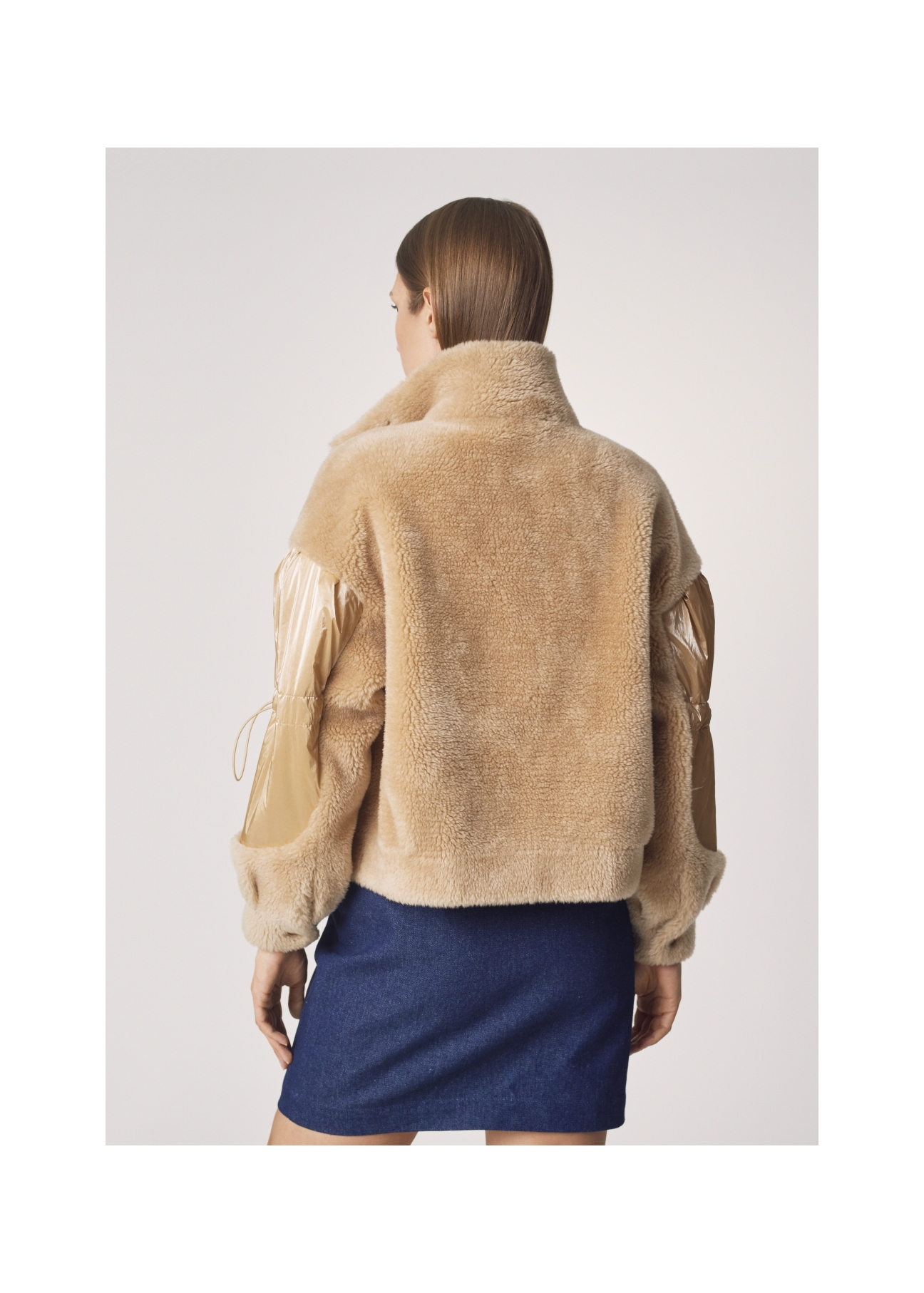 Women's artificial buckled fur FUTDP-0003-81(Z21)-03