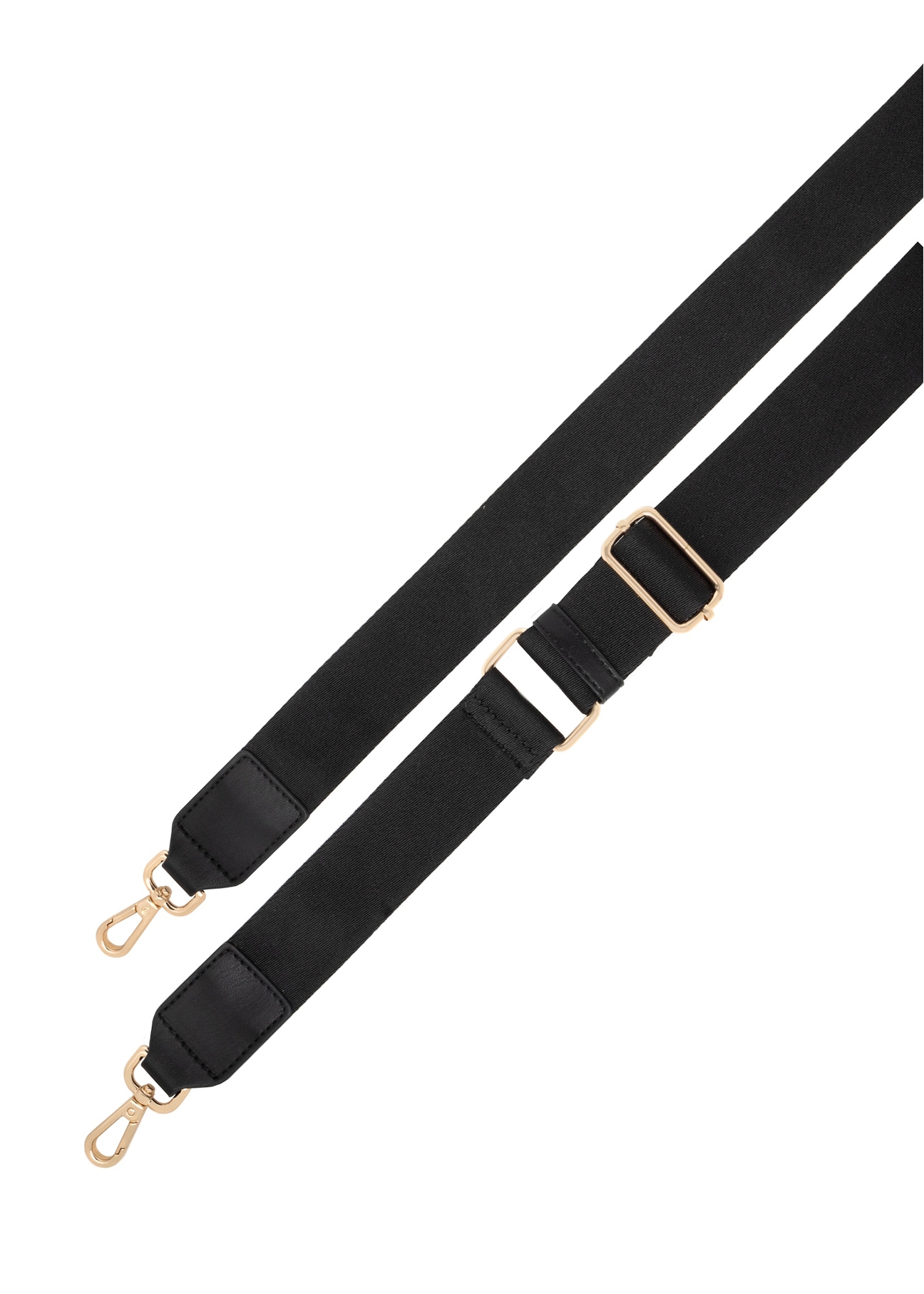 Navy blue denim women's handbag TOREN-0332-7H(W26), view of the product strap on a white background.