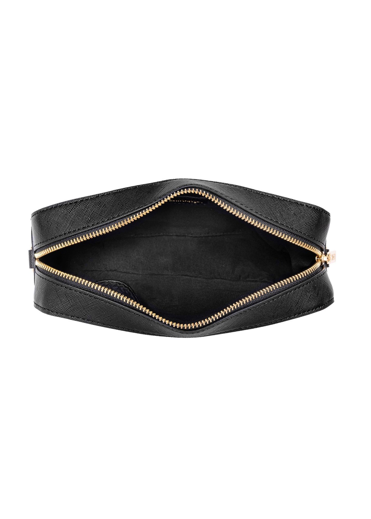 Black women's handbag TOREC-0003J-99(Z25), interior view on white background.