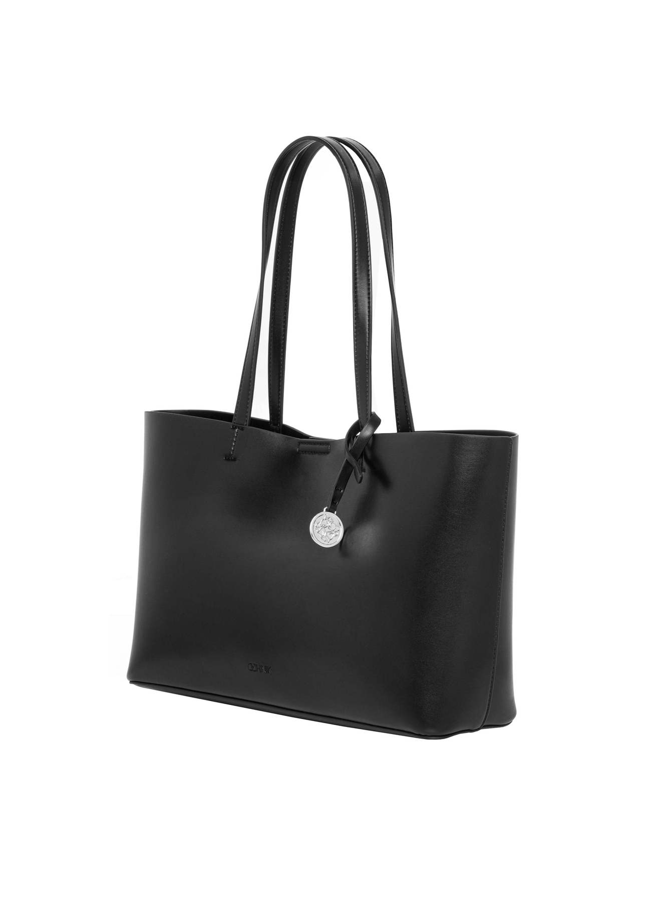 Black large women's handbag TOREC-1258-99(Z26), diagonal product view on a white background.