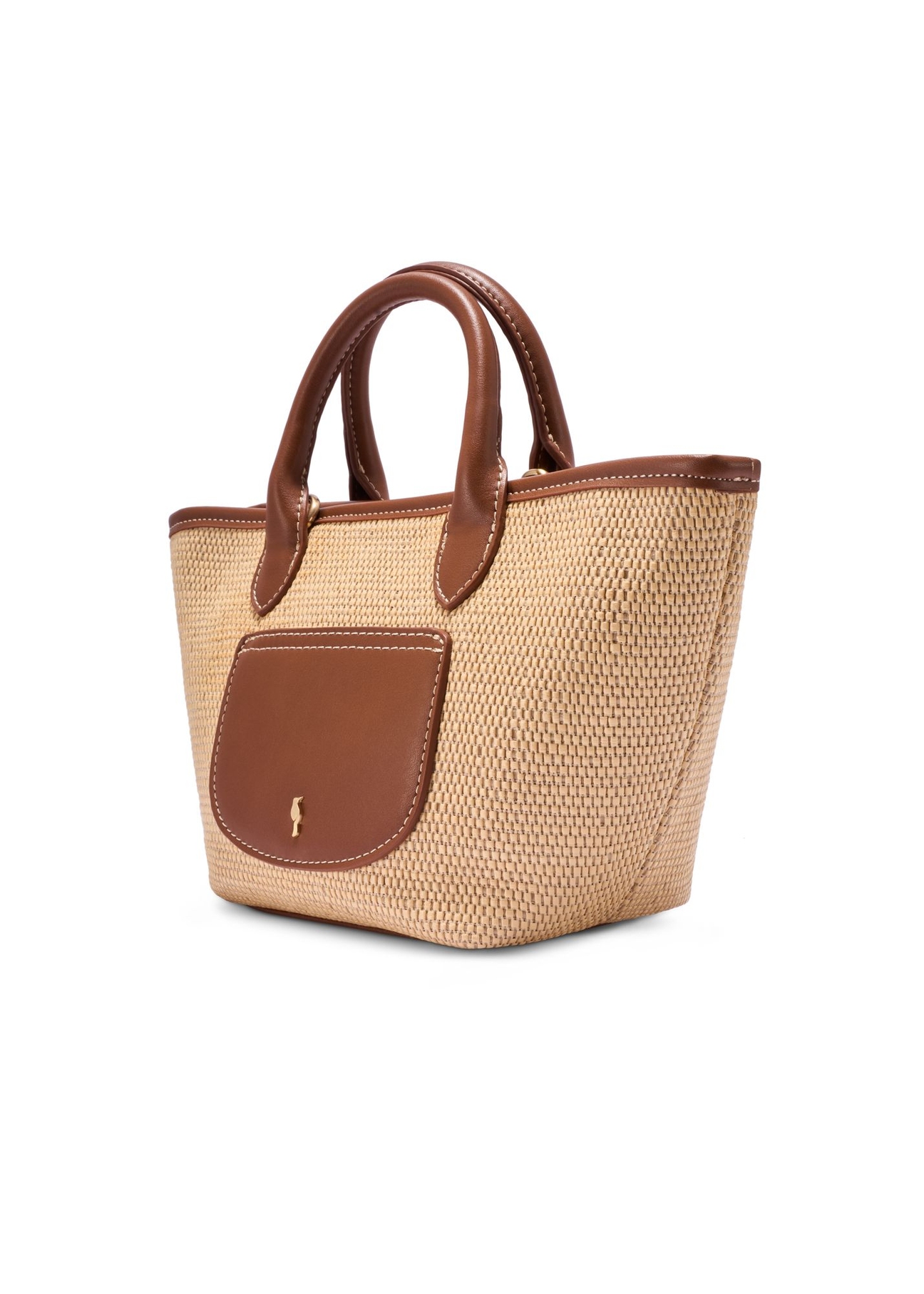 Small woven women's handbag TOREC-1230-1E(W26)