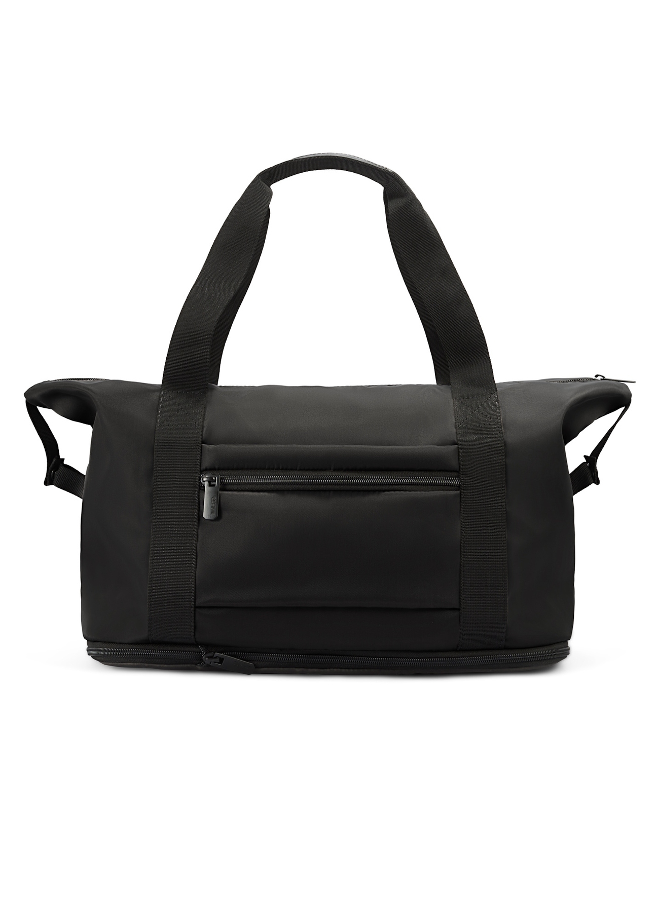 Black men's bag TORMN-0369-99(Z25), product view from the back on a white background.