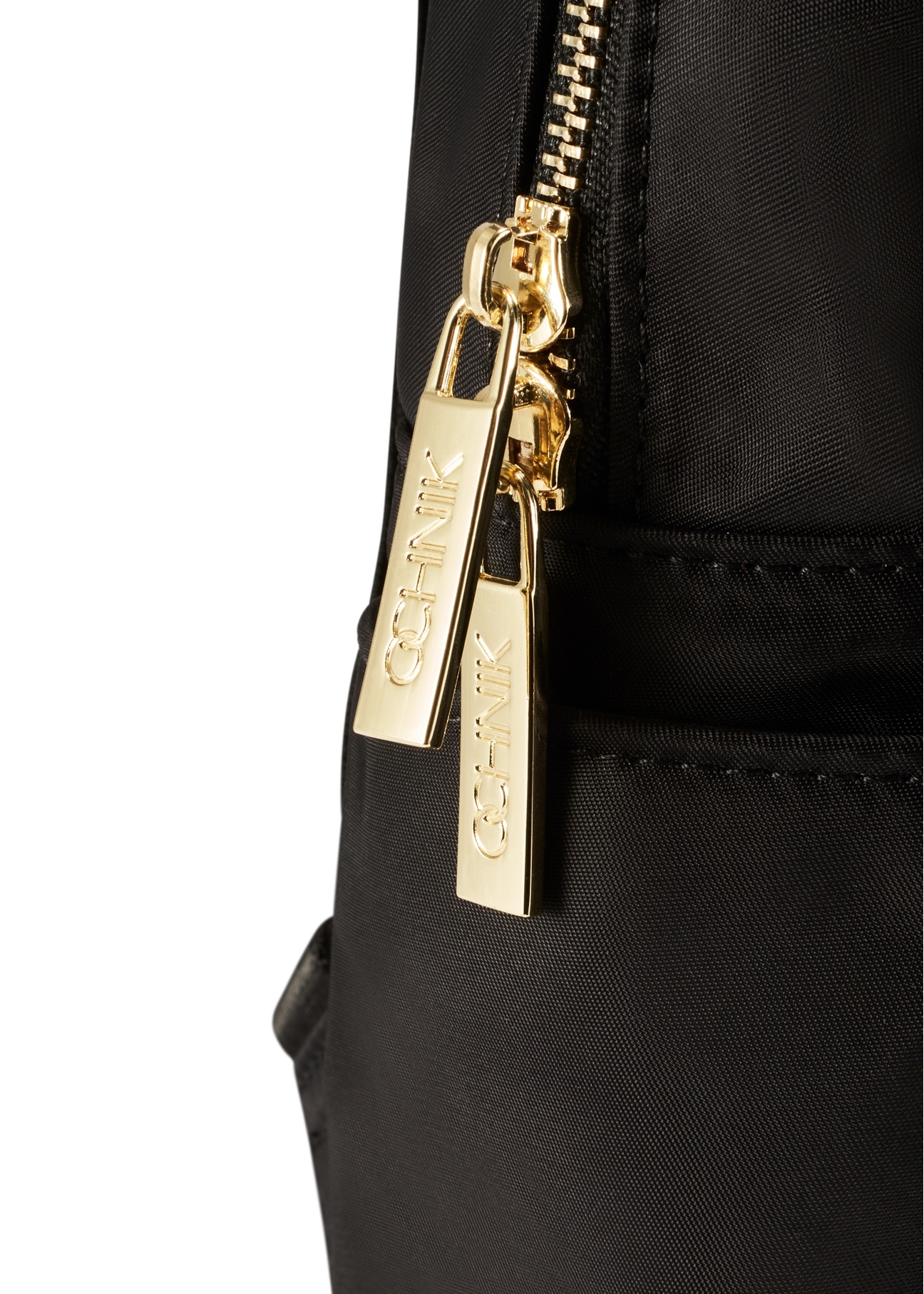 TOREN-0319-99 (Z25) women's compact backpack, close-up of product detail, view on white background.