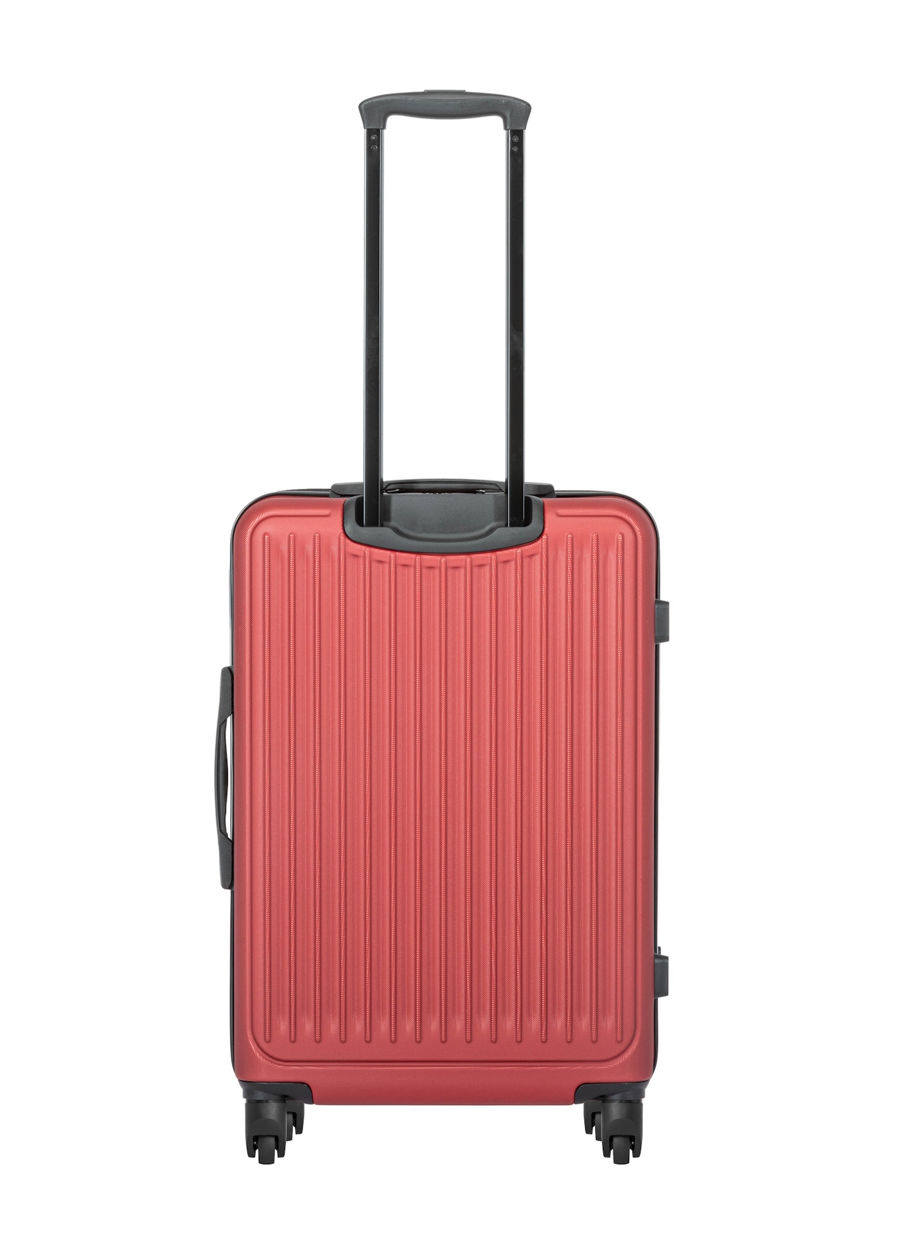 Medium suitcase on wheels WALAB-0082-4B-24(W26), product view from the back on a white background.