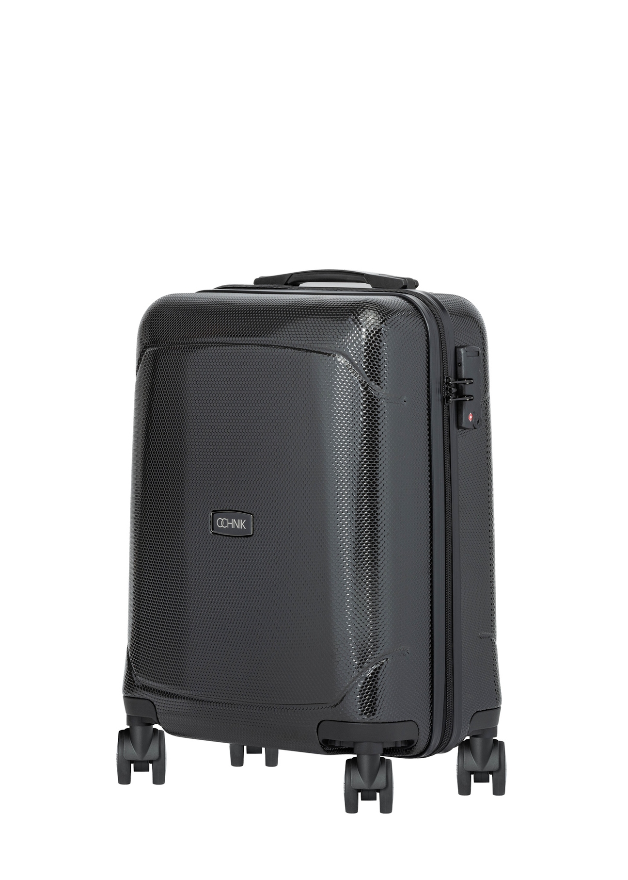 Small suitcase on wheels WALPC-0014-99-19(W26), diagonal product view on a white background.