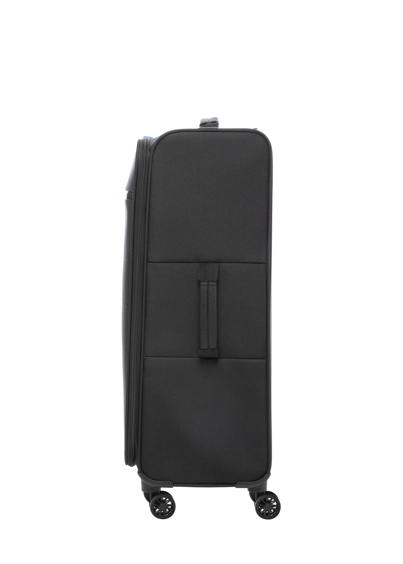 Large suitcase on wheels WALNY-0045-99-28(W26), side view of the product on a white background.