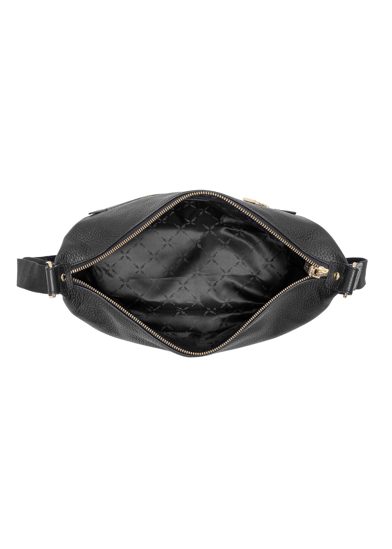 Women's leather handbag in black TORES-0984-99(W24)-05