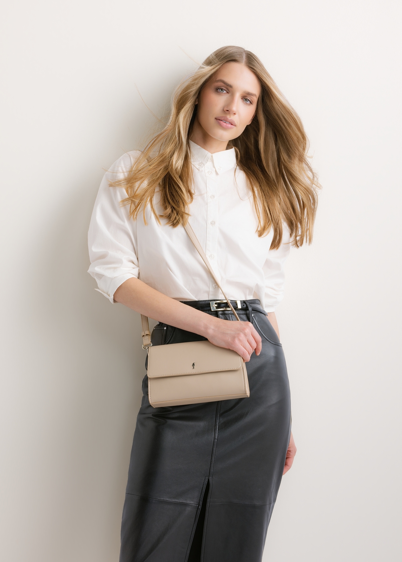 Small women's handbag made of imitation leather TOREC-1324-0B(Z26)