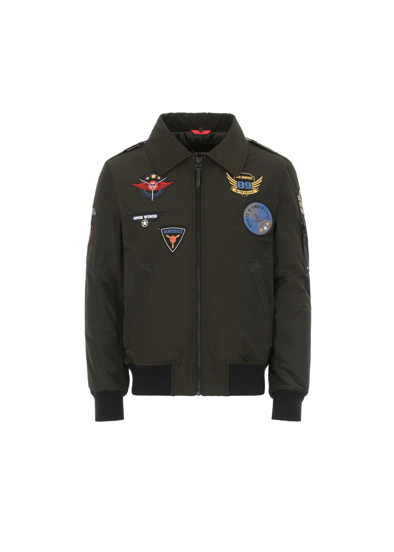 Ocieplana kurtka męska w stylu pilotki KURMT-0243-57(Z21)-05