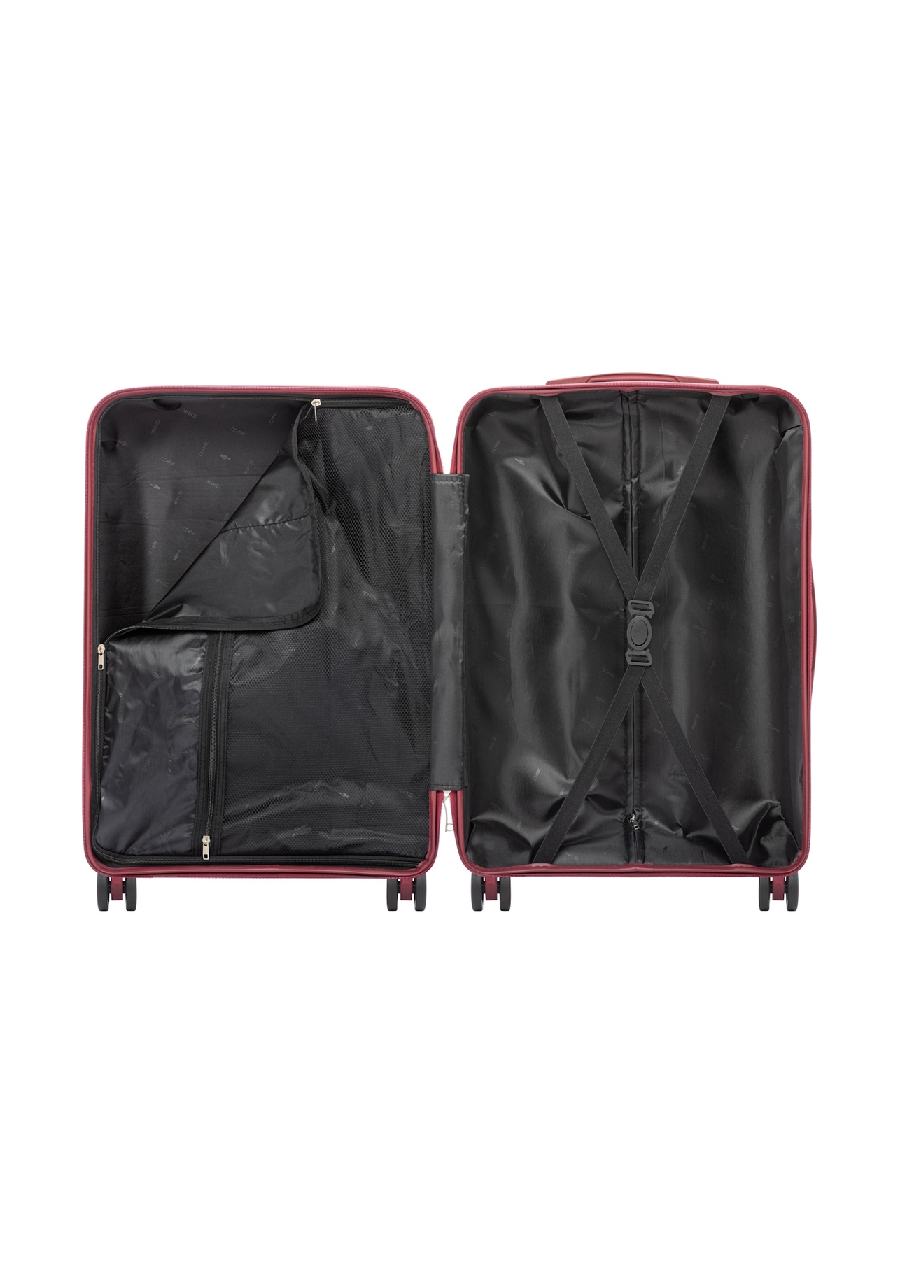 Medium suitcase on wheels WALPP-0027-4B-24(W26)