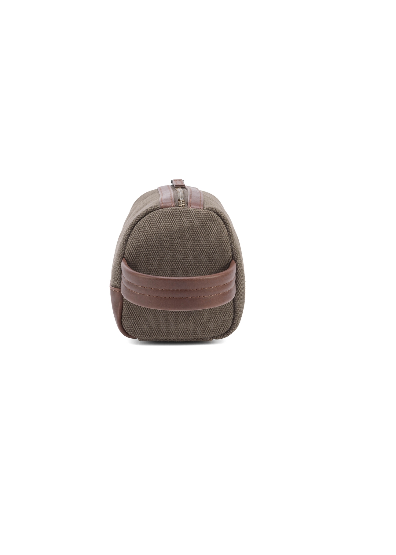 Men's khaki cosmetic bag TORMN-0373-55(Z25), side view of the product on a white background.