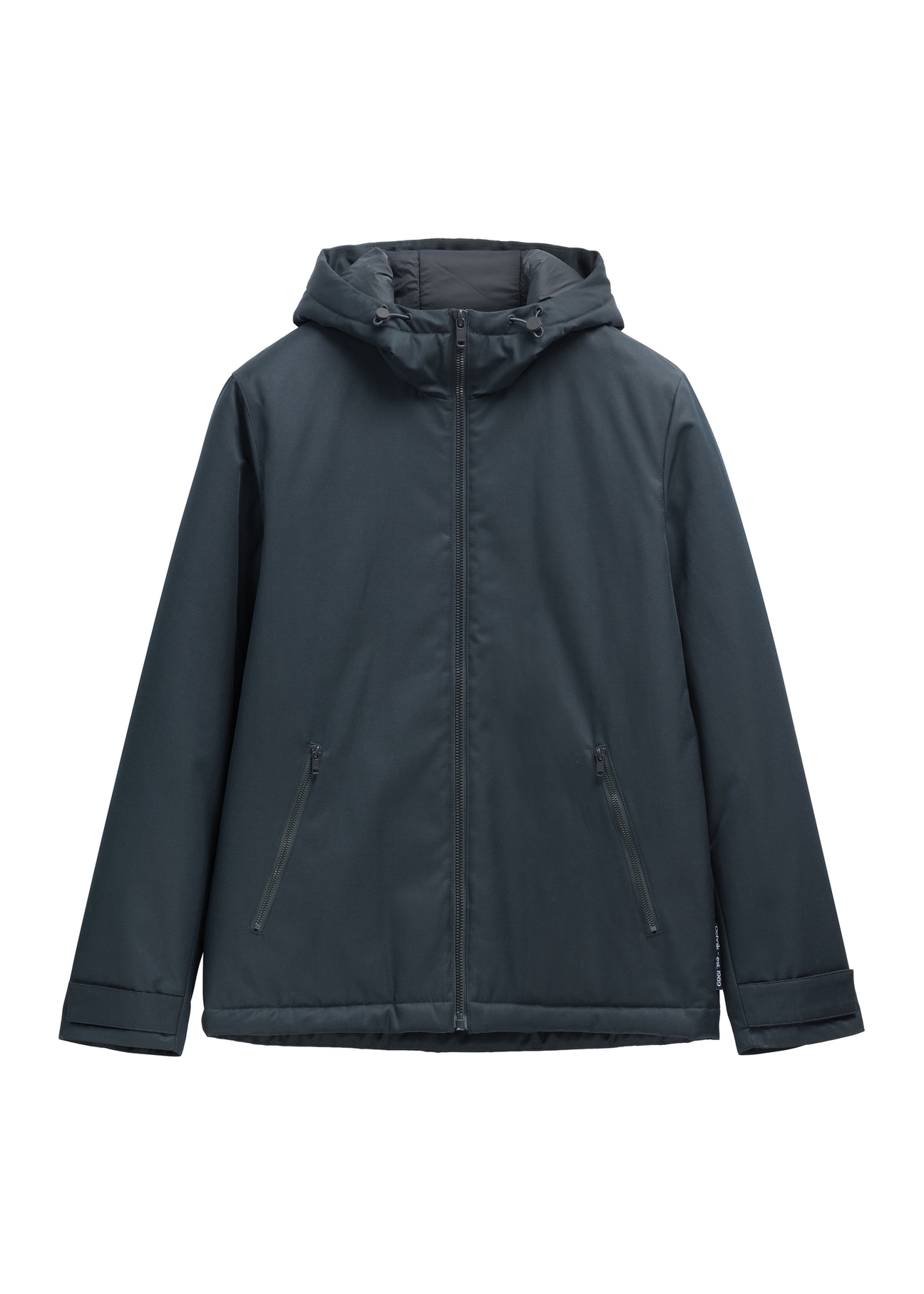 Men's navy blue transitional jacket KURMT-0436-7E(Z26), front product view on white background.