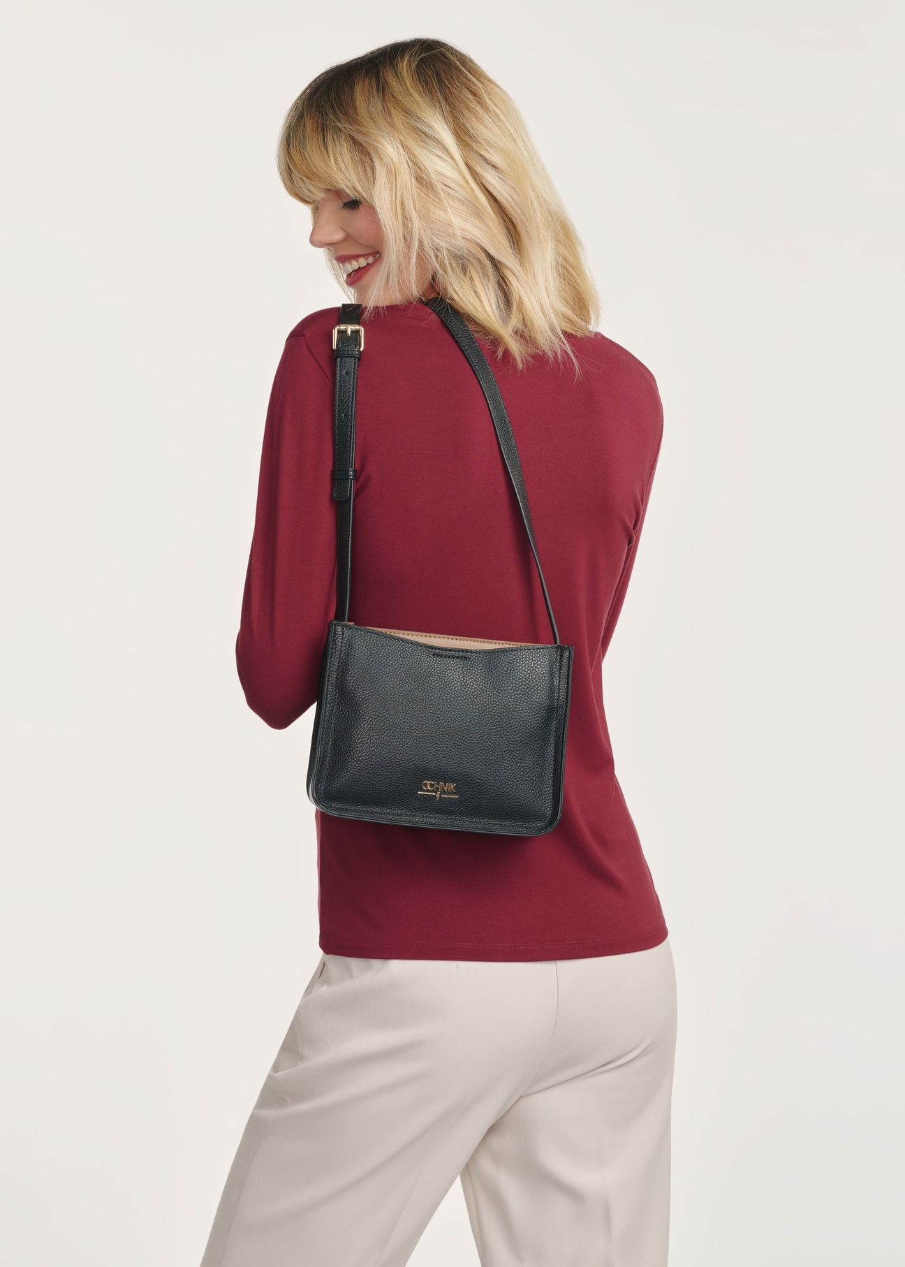 Black small shoulder bag TOREC-1055-99(Z25)