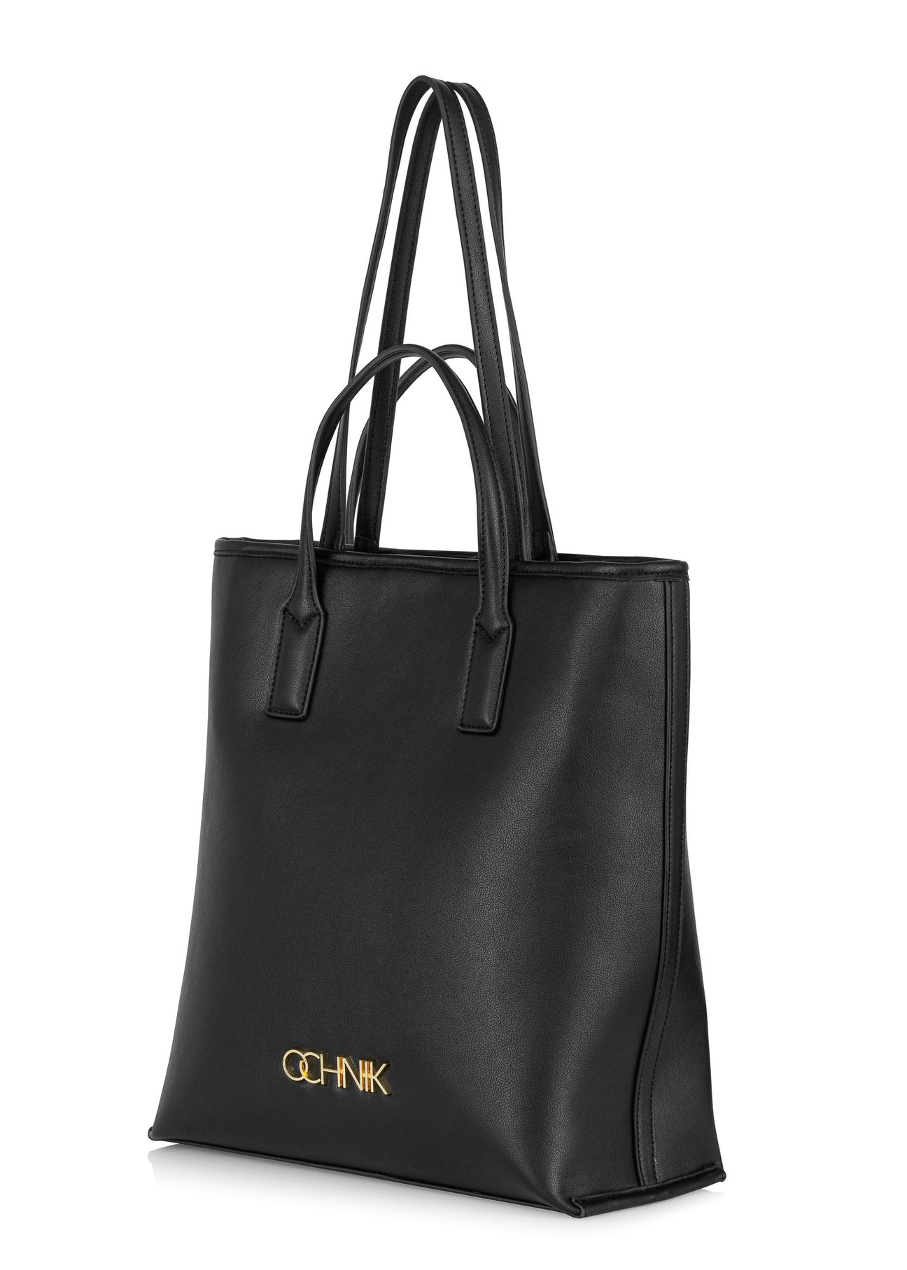 Black women's shopper bag TOREC-0907-99(W24)-02