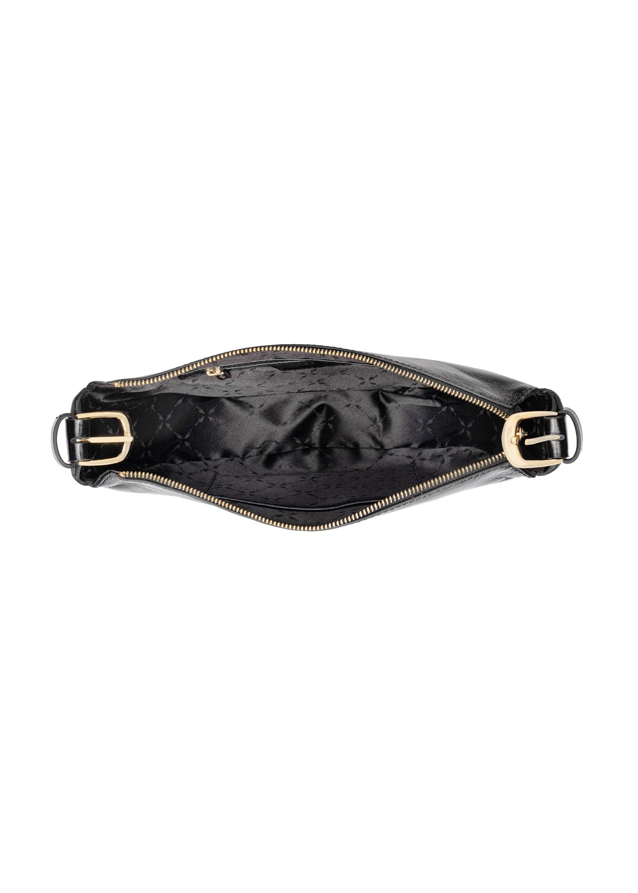 Small women's handbag with gloss TORES-1374-9F(Z26), product view inside on white background.