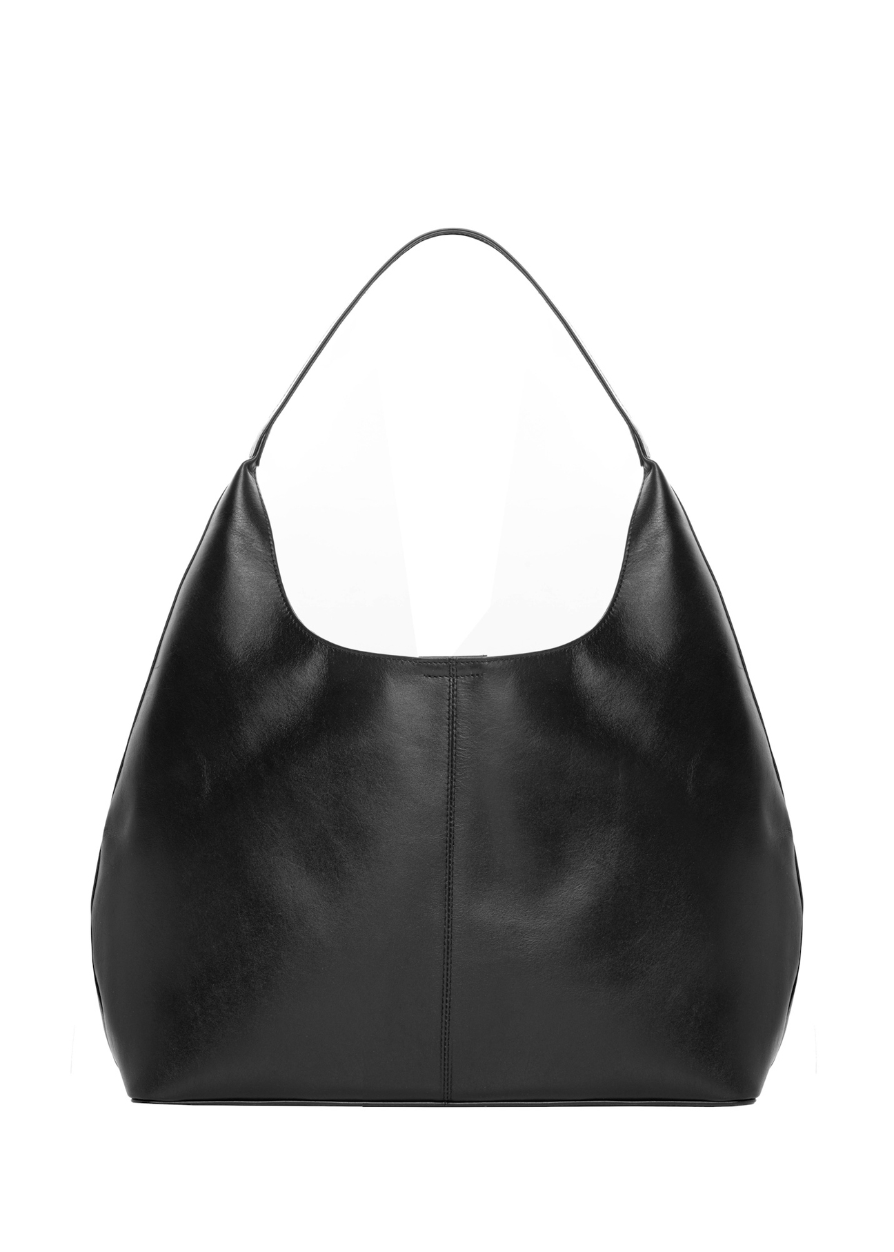 Women's leather shoulder bag TORES-1333-99(Z26), product view from the back on a light background.