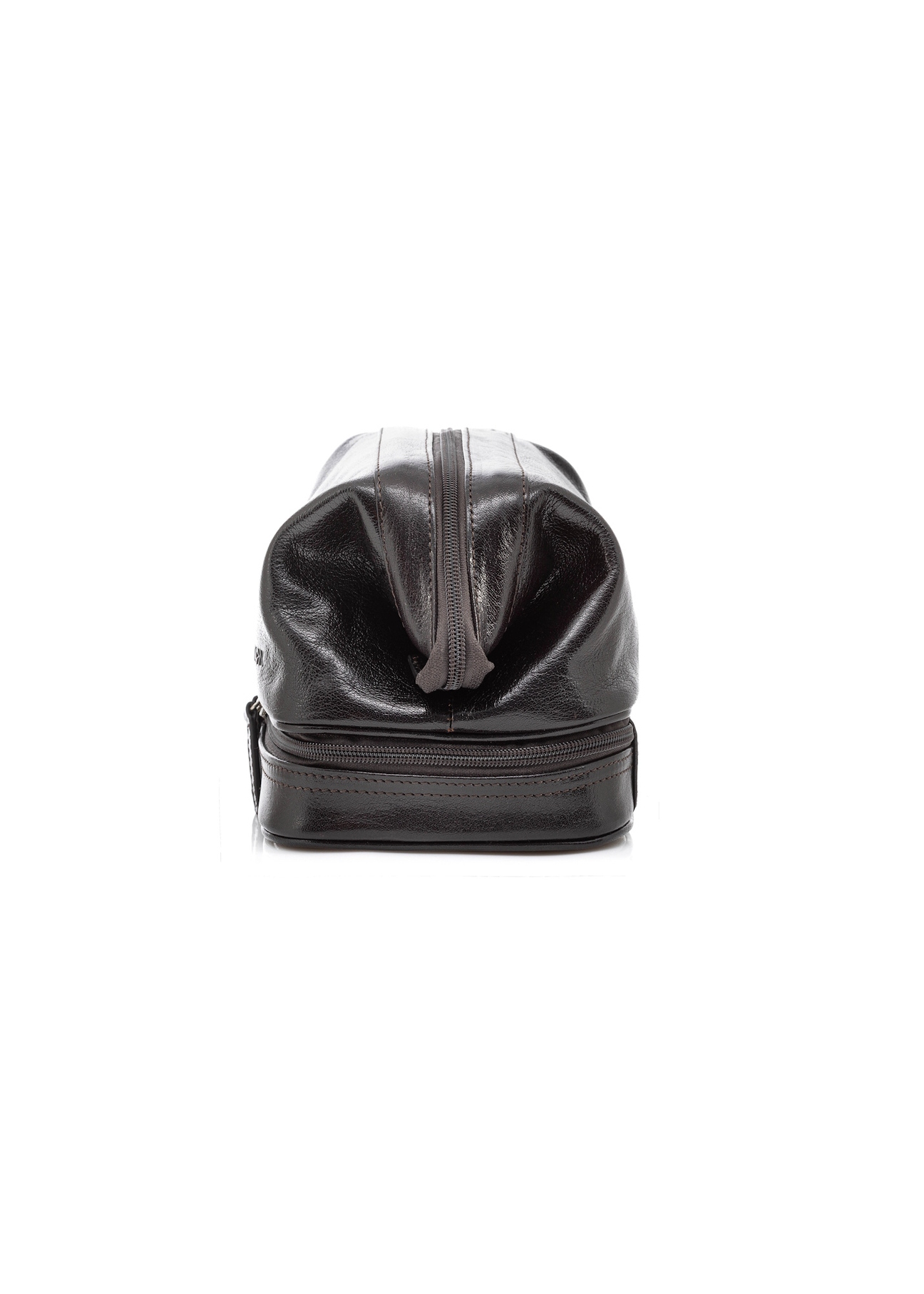 Men's glossy cosmetic bag TORMS-0479-99(Z25), side view of the product on a white background.