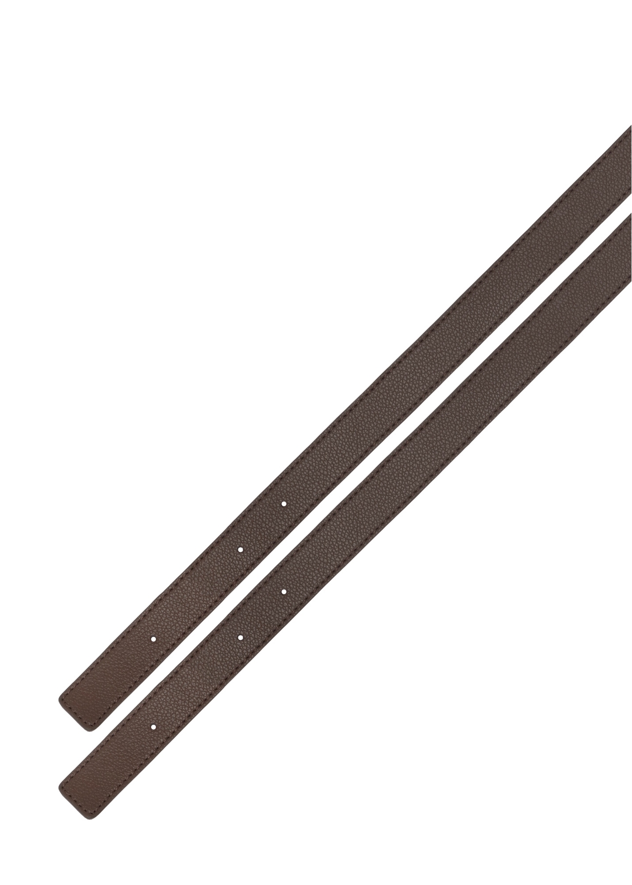 Brown women's shopper handbag TOREC-1238-1I(W26), view of the product strap on a white background.