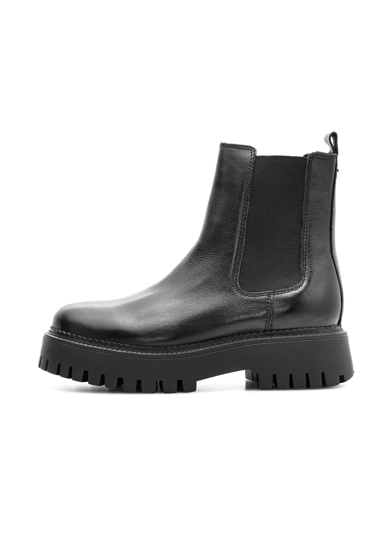 Women's black Chelsea boots BUTYD-1182-99(Z25)
