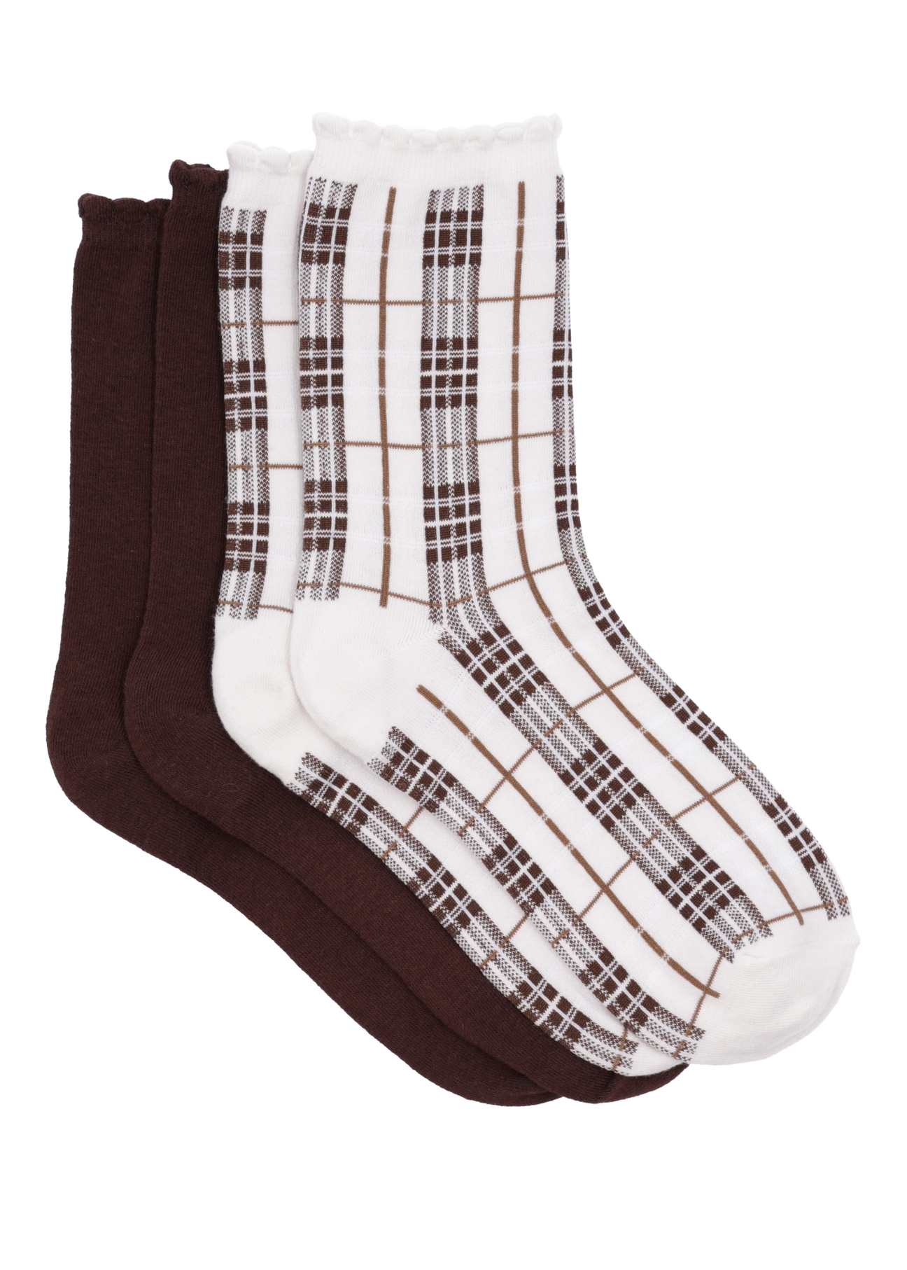 Two-pack of women's socks ZESDT-0053-1B(Z26) - product view from above, on a white background.