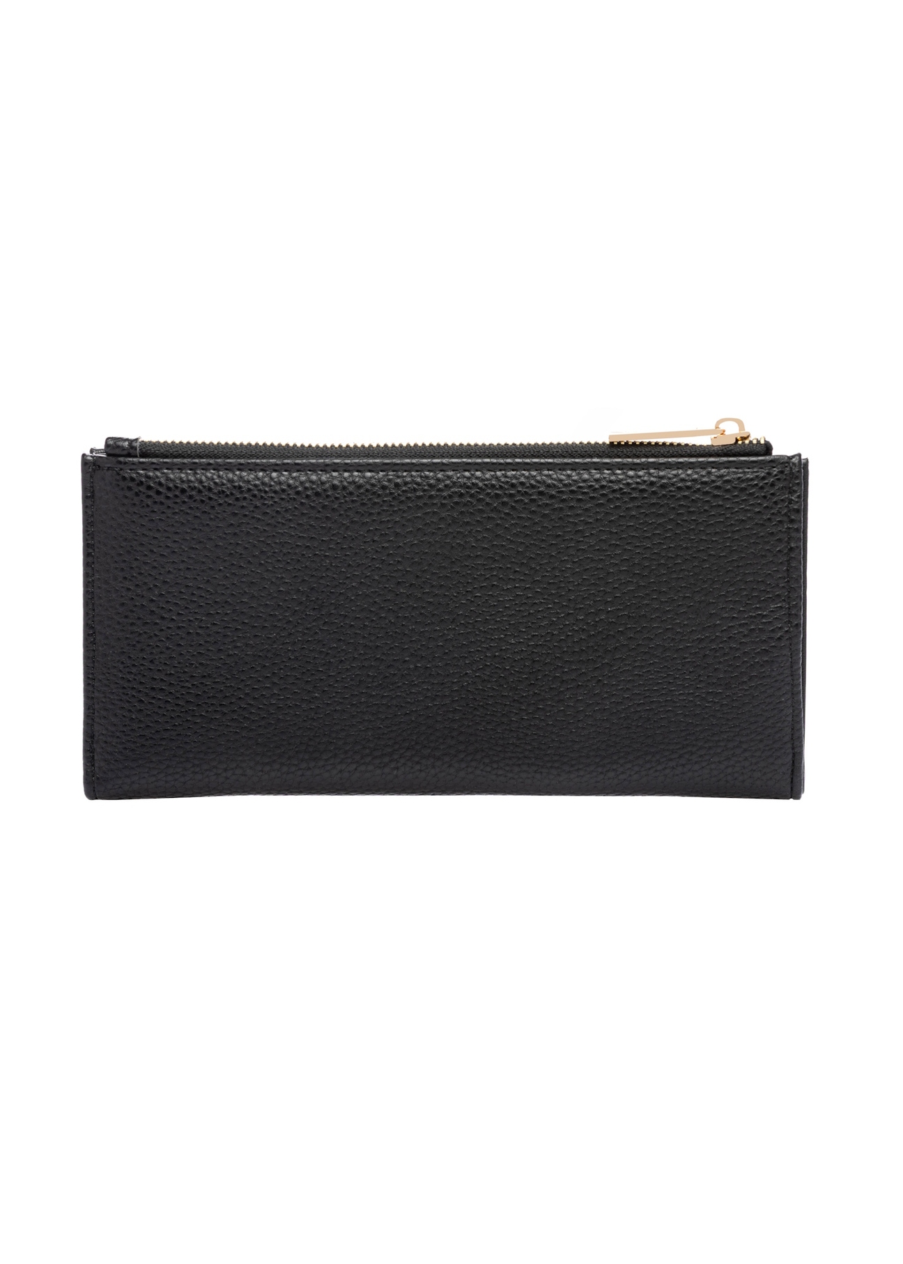 Black women's wallet POREC-0429-99(W26), product view from the back on a white background.