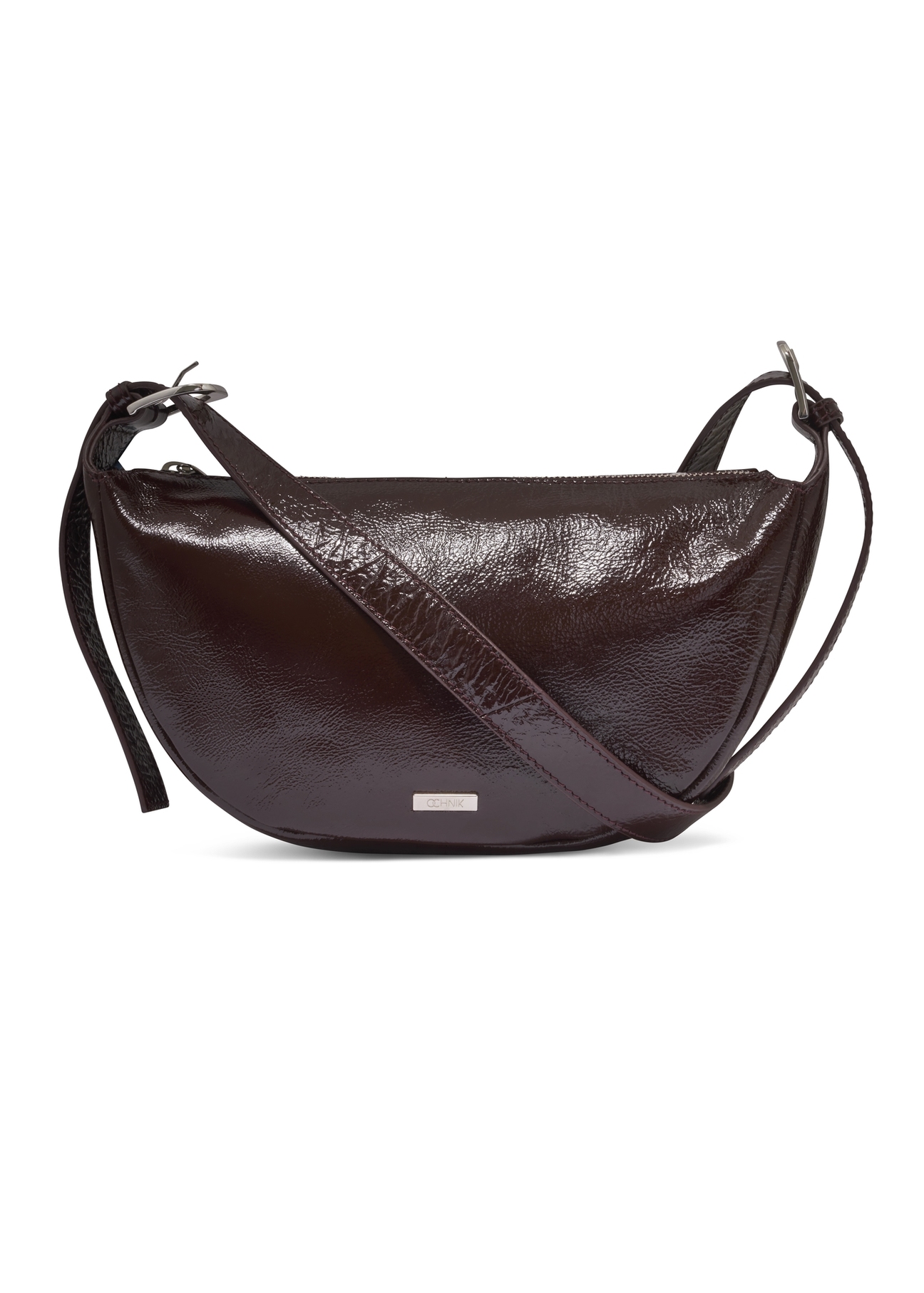 Small burgundy women's handbag TORES-1374-4D(Z26) - front product view, on white background.