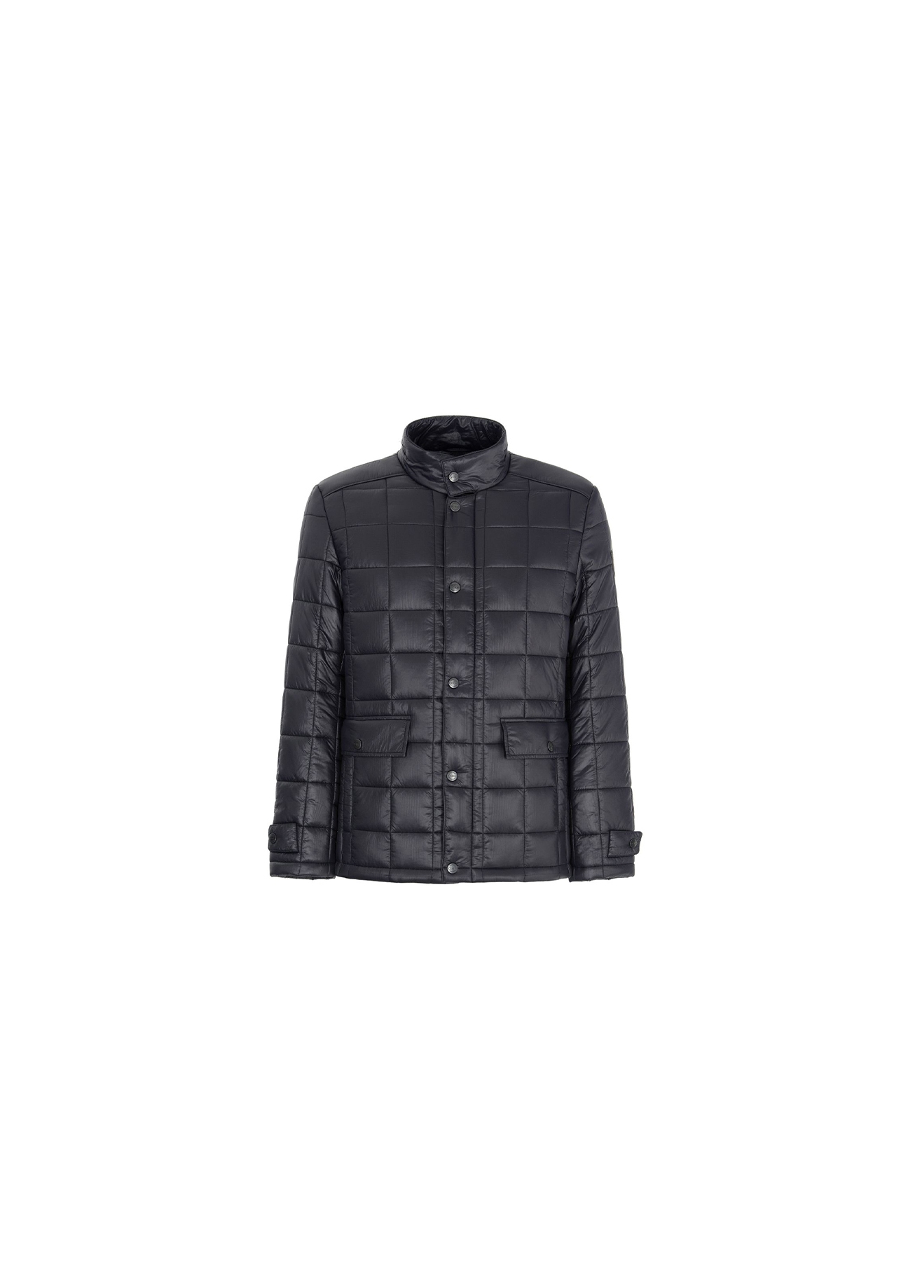 Men's quilted nylon fabric jacket KURMT-0212-99(Z21)-02
