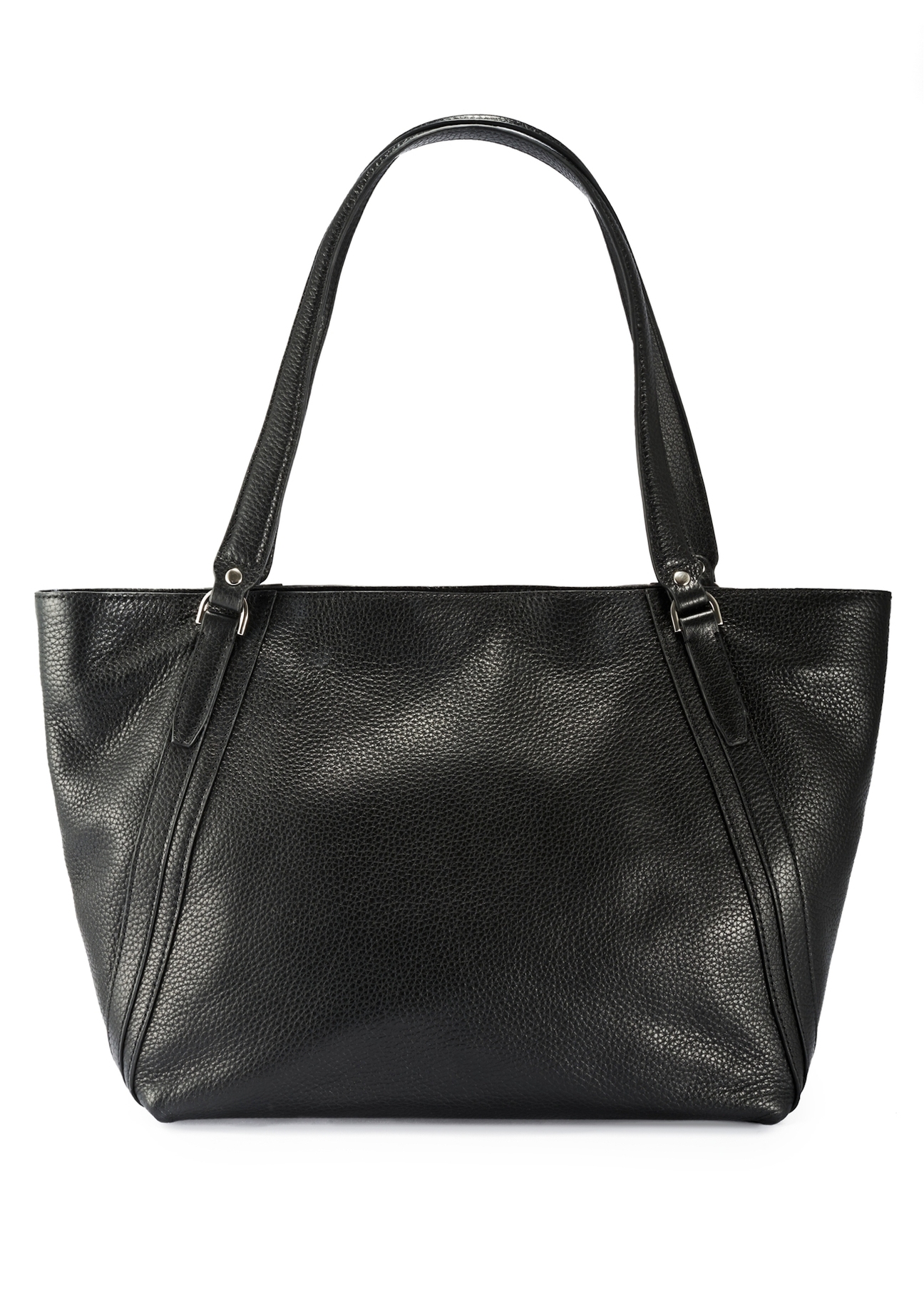 Black large leather women's handbag TORES-1124D-99(Z25)