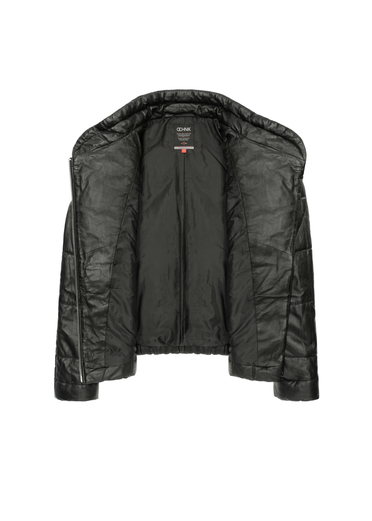 Women's quilted leather jacket KURDS-0279-4505(Z21)-05