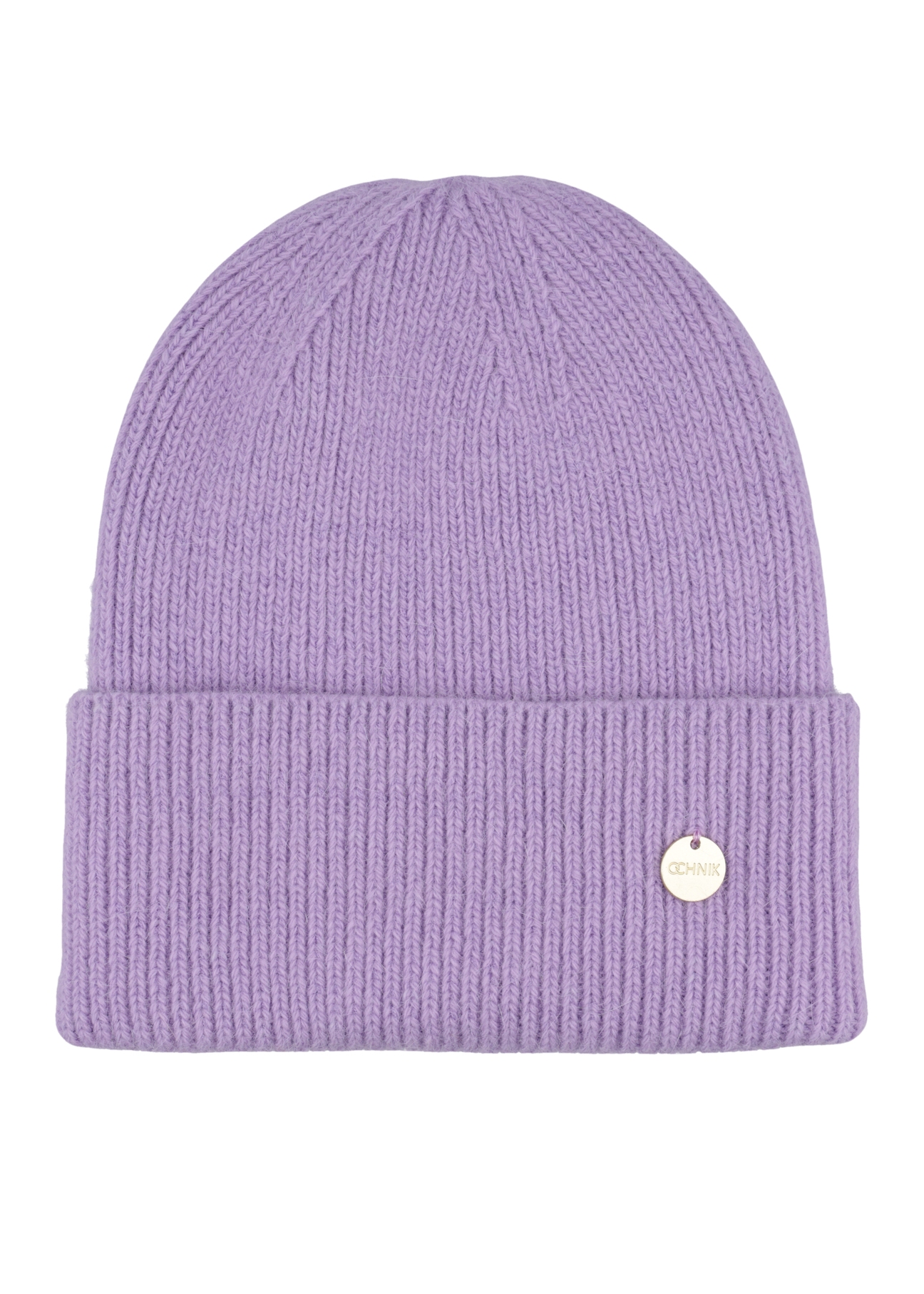 Purple women's hat CZADT-0206-6A(Z26), front product view on white background.