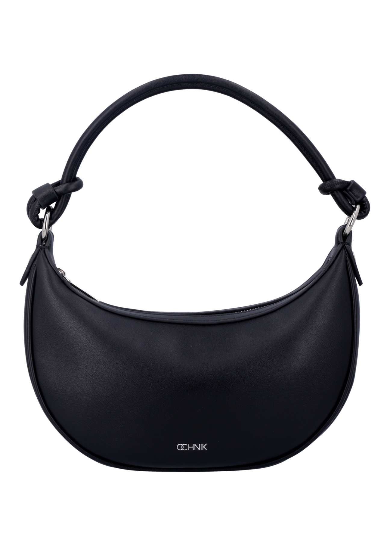 Black small women's hobo bag TOREC-1097-99(Z26), front product view on white background.