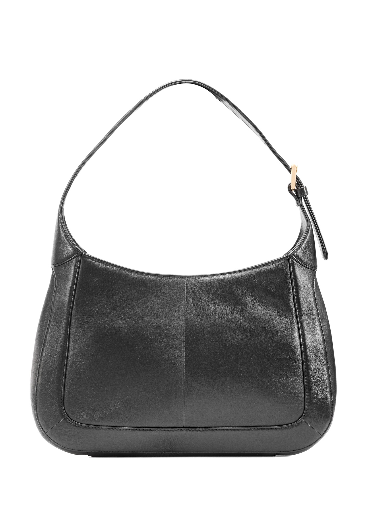 Women's leather shoulder bag TORES-1194-99(Z25), product view from the back on a white background.