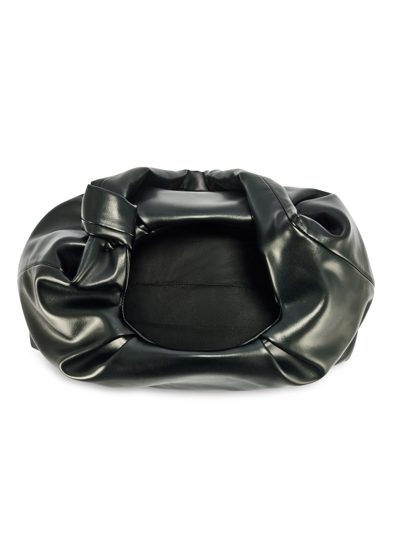 Black women's shoulder bag TOREC-1096-99(Z25) - product view from above on a white background.