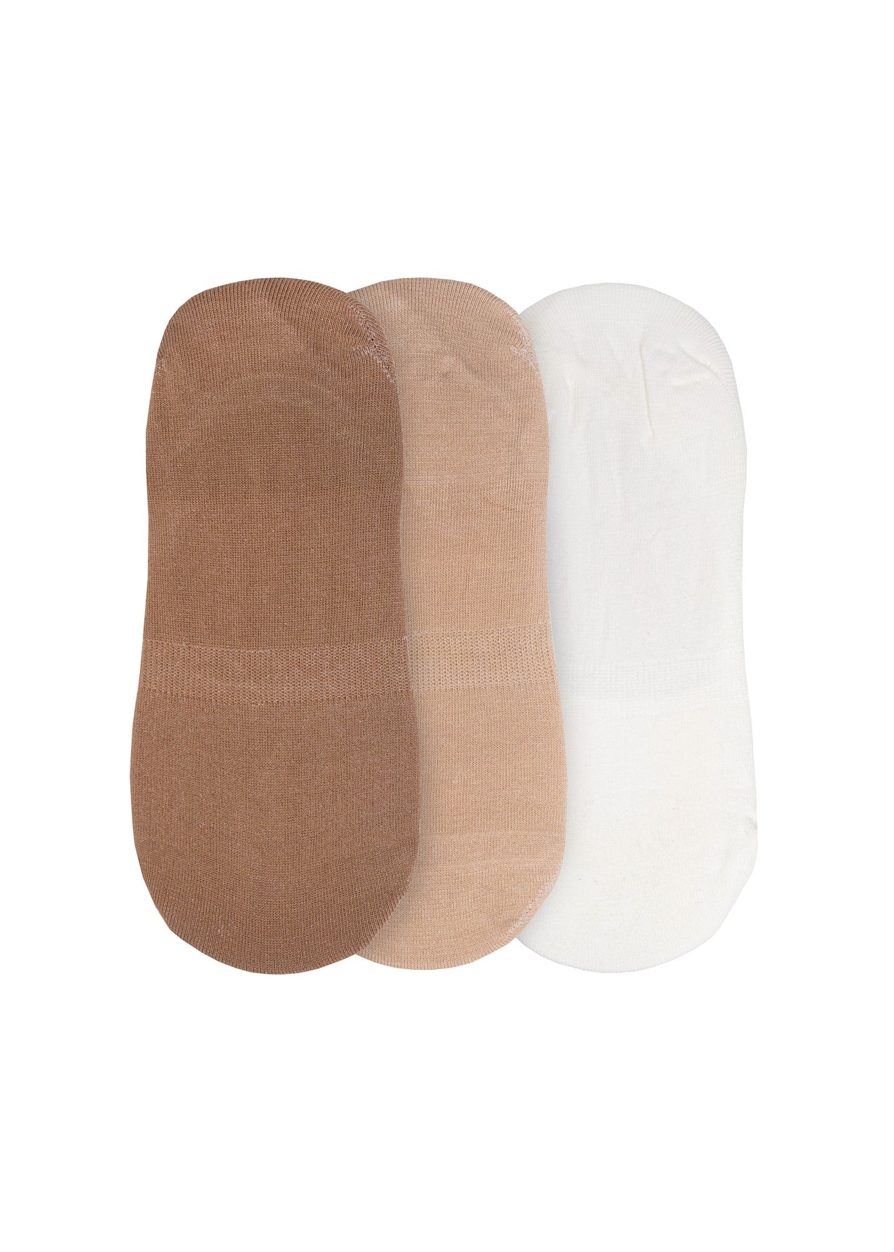 Women's ankle socks set ZESDT-0029-1C(W26) product view from the back on a white background.