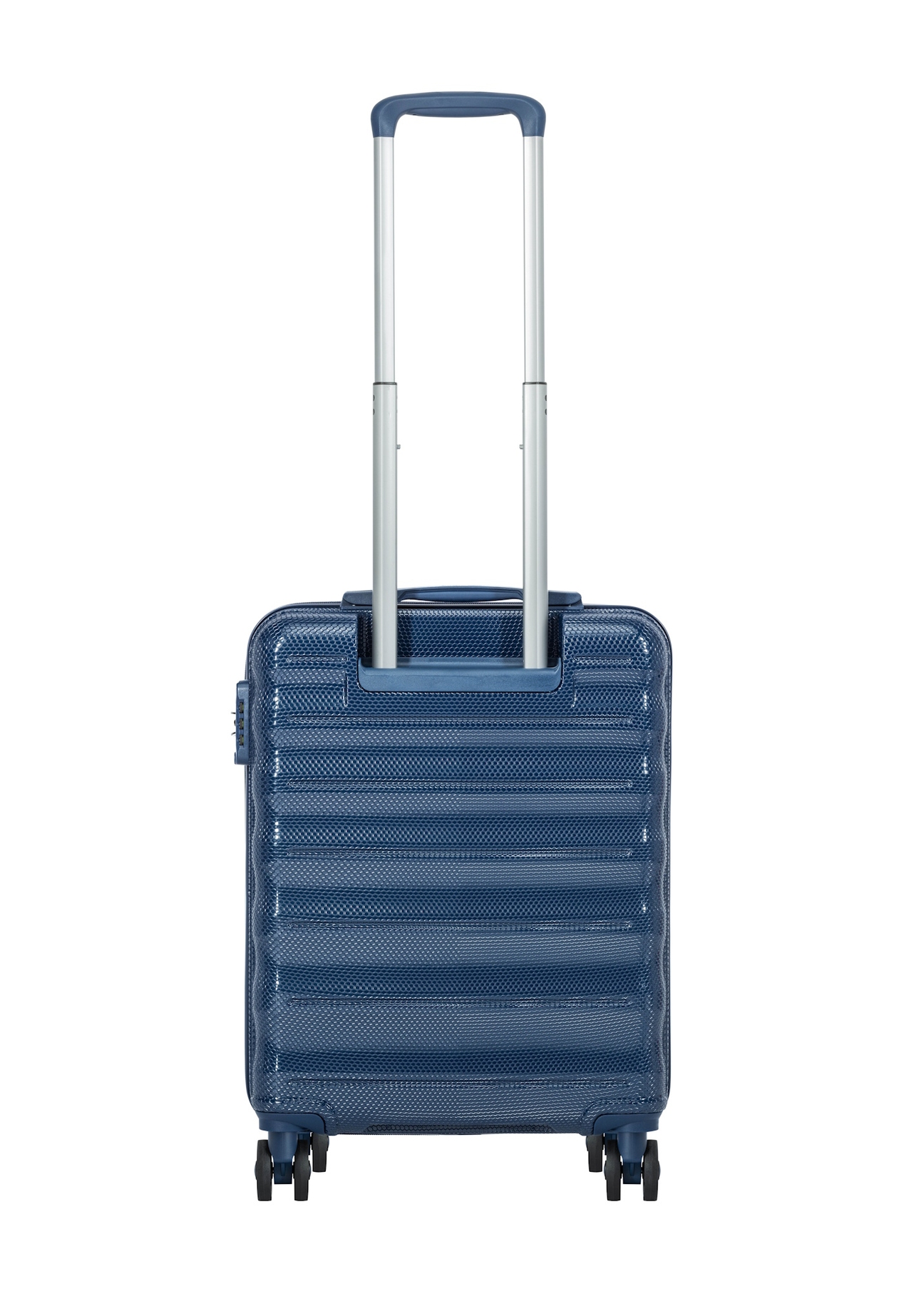 Set of 19'/24'/28' trolley suitcases WALPC-0015-7D(W26), back view of the product on a white background.
