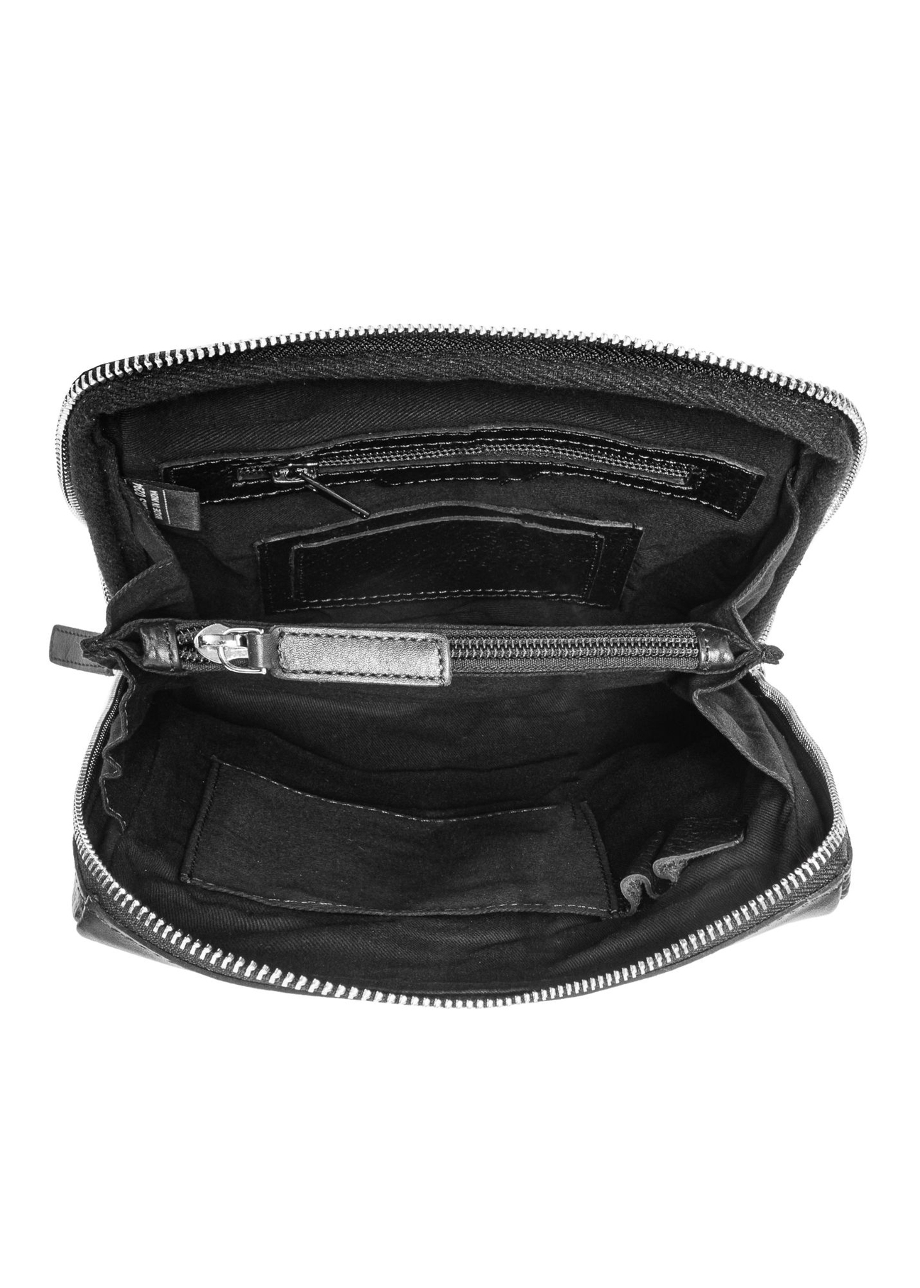 Men's leather messenger bag TORMS-0294A-99(Z25), product view inside on white background.