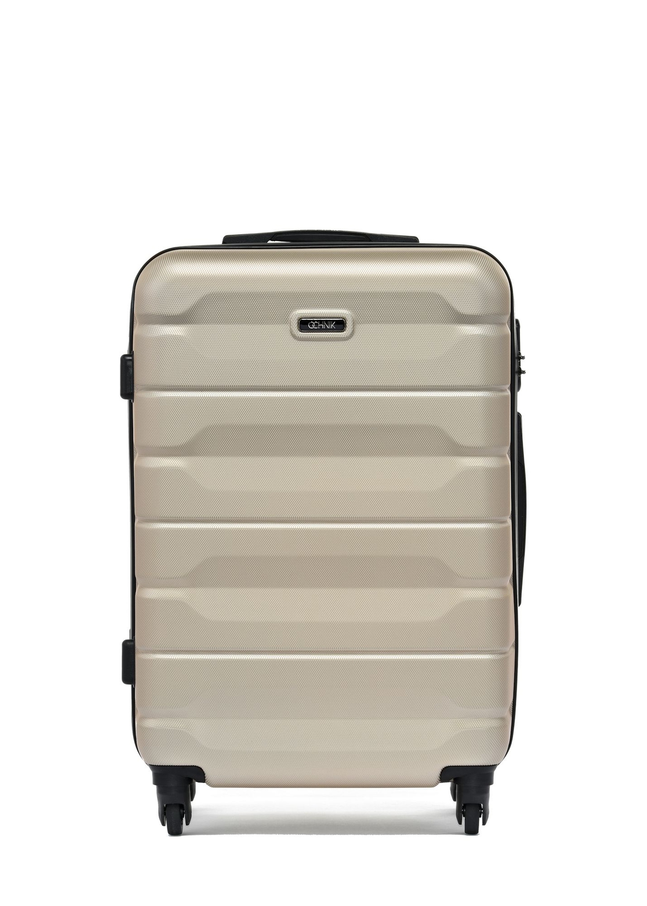 Medium suitcase on wheels WALAB-0067-0X-24(W26), front product view on white background.