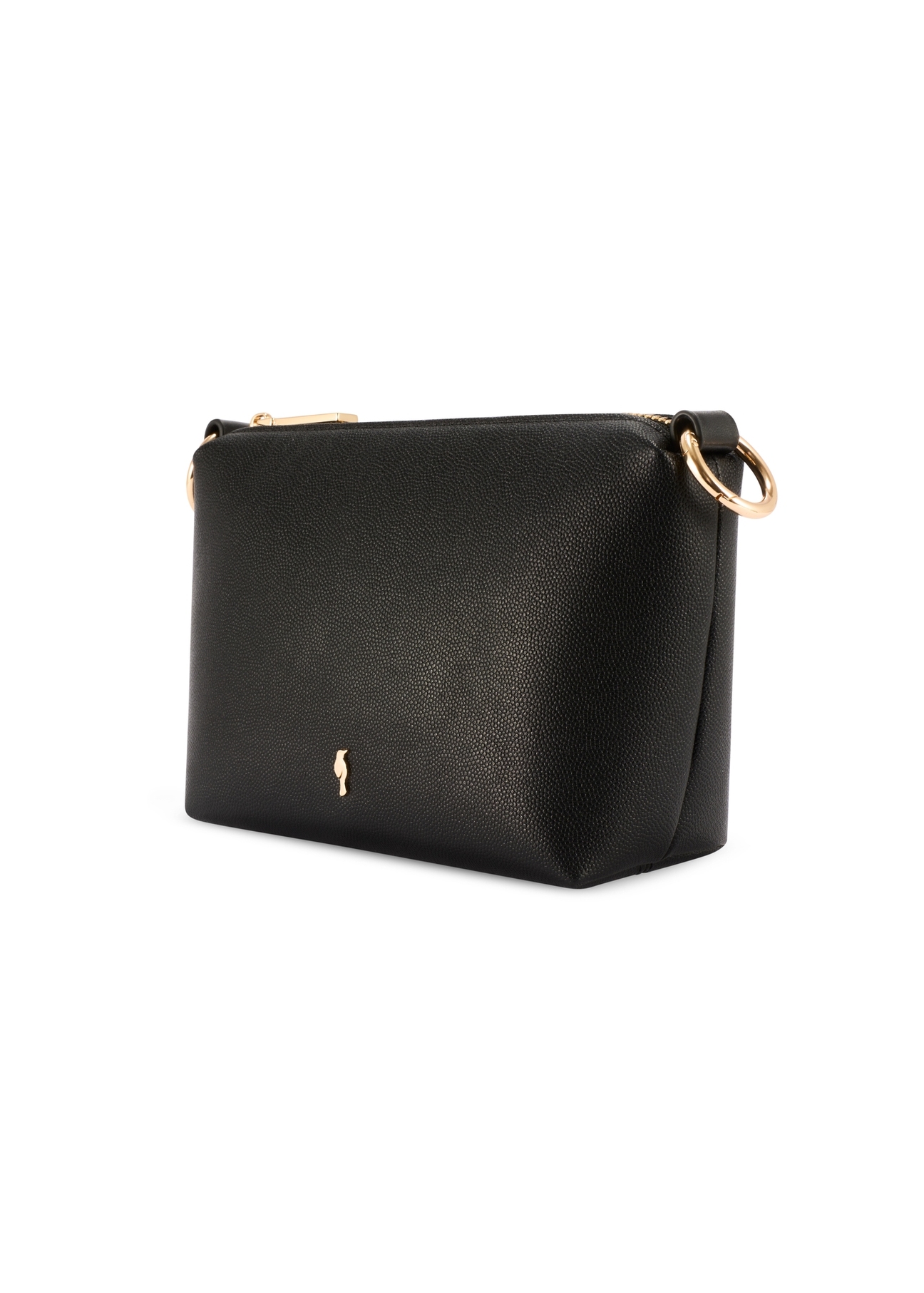 Small black unpadded handbag for women TOREC-0882-99(W26)