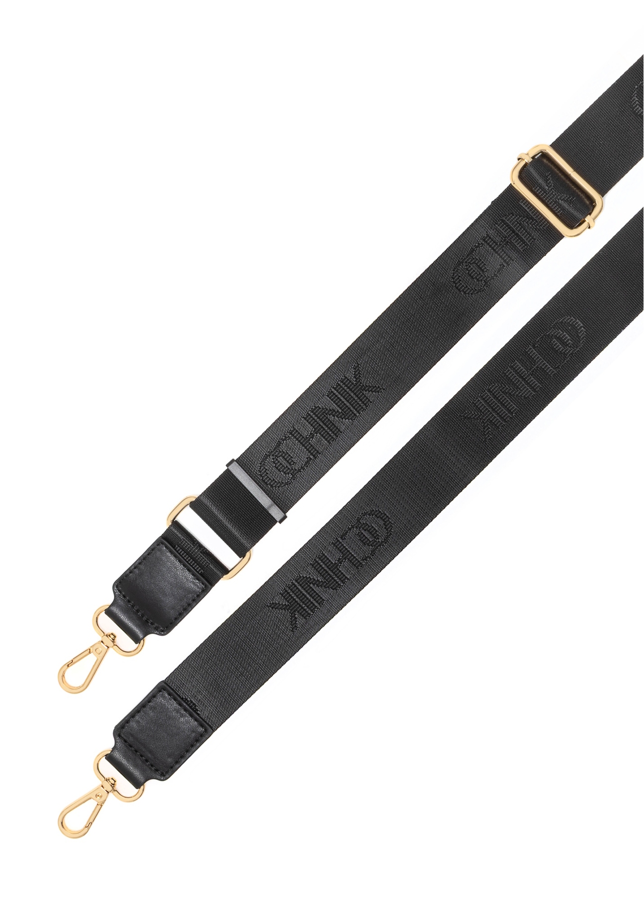 Black women's imitation leather briefcase TOREC-1106-99(Z25), view of the product stripes on a white background.