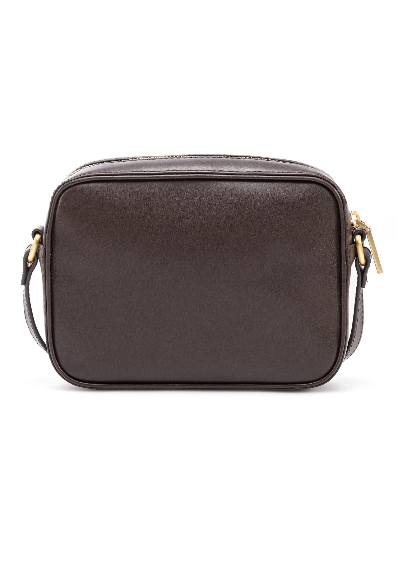 Leather small women's handbag TORES-1201-89(Z25), product view from the back on a white background.