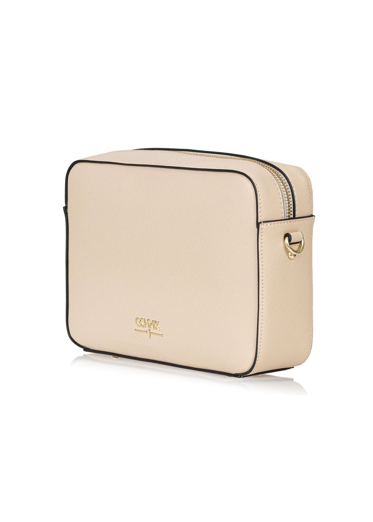 Women's cream handbag TOREC-0003F-12(W24)-02